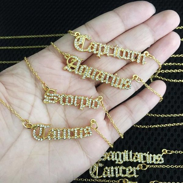 chains zircon letter constellation necklace for women stainless steel gold 12 zodiac necklaces choker alphabet jewelry bijoux femme, Silver
chains zircon letter constellation necklace for women stainless steel gold 12 zodiac necklaces choker alphabet jewelry bijoux femme, Silver