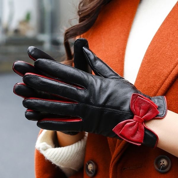first layer real sheepskin 2021 new women's leather gloves shijiarong thickened warm cycling outdoor cold proof, Black
first layer real sheepskin 2021 new women's leather gloves shijiarong thickened warm cycling outdoor cold proof, Black