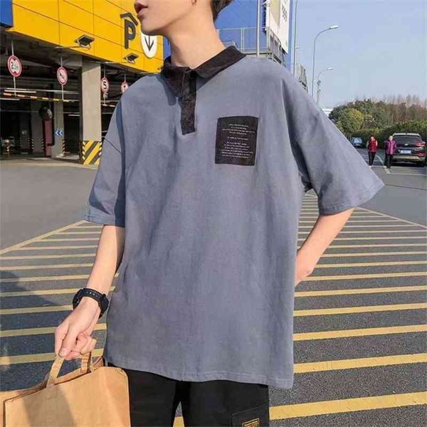 men's t-shirts hong kong style art 5-sleeve lapel loose t-shirt summer korean fashion harajuku short sleeve polo shirt kqqe, White;black
men's t-shirts hong kong style art 5-sleeve lapel loose t-shirt summer korean fashion harajuku short sleeve polo shirt kqqe, White;black