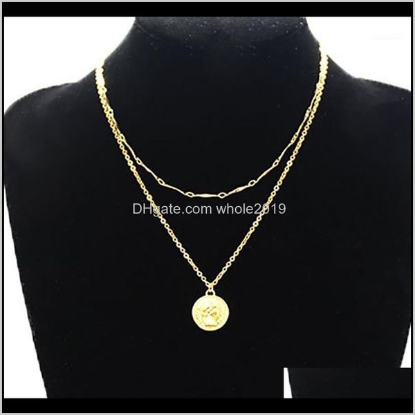 necklaces & pendants jewelry drop delivery 2021 trendy creative round coin carved long chain necklace pendant women fashion double layer cla, Silver
necklaces & pendants jewelry drop delivery 2021 trendy creative round coin carved long chain necklace pendant women fashion double layer cla, Silver