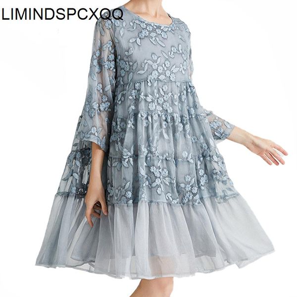 casual dresses limindspcxqq europe and america blue gauze women's dress, retro loose dress printed with flowers a novelty in the summer, Black;gray
casual dresses limindspcxqq europe and america blue gauze women's dress, retro loose dress printed with flowers a novelty in the summer, Black;gray