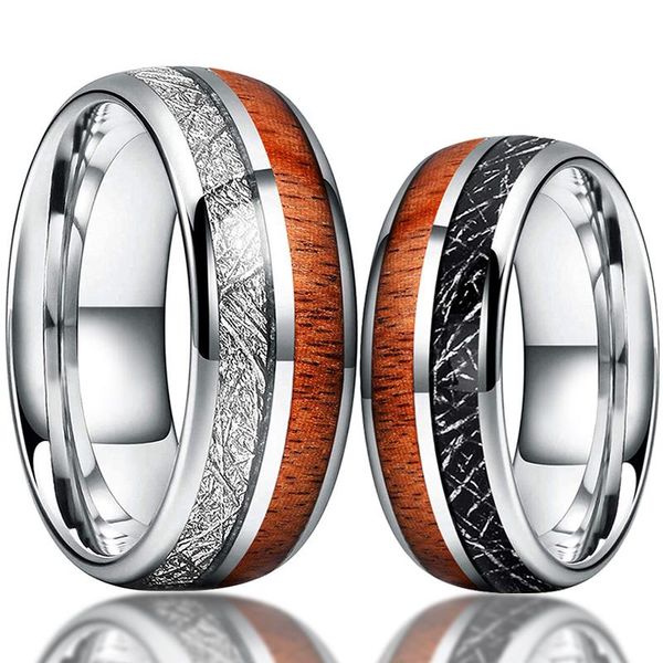 wedding rings simple silvery tungsten carbide for men women band polished shiny meteorite wood inlay comfort fit fashion ring, Slivery;golden
wedding rings simple silvery tungsten carbide for men women band polished shiny meteorite wood inlay comfort fit fashion ring, Slivery;golden