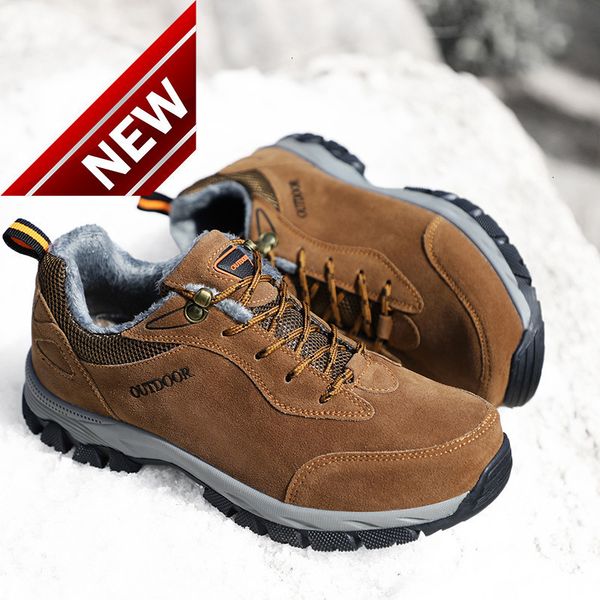 2021 men's outdoor sports casual shoes plush warm and wear-resistant large mountaineering boots, Black
2021 men's outdoor sports casual shoes plush warm and wear-resistant large mountaineering boots, Black