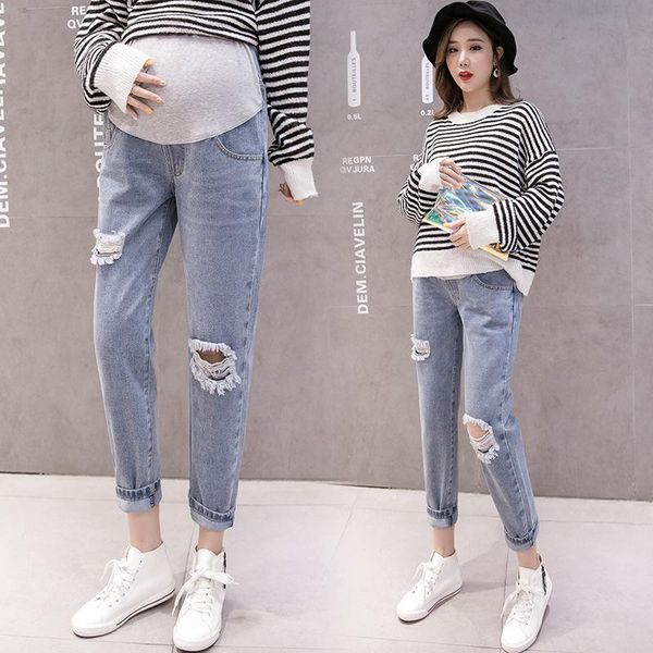 maternity bottoms pregnancy jeans jean pants for pregnant women elastic waist adjustable clothes, White
maternity bottoms pregnancy jeans jean pants for pregnant women elastic waist adjustable clothes, White