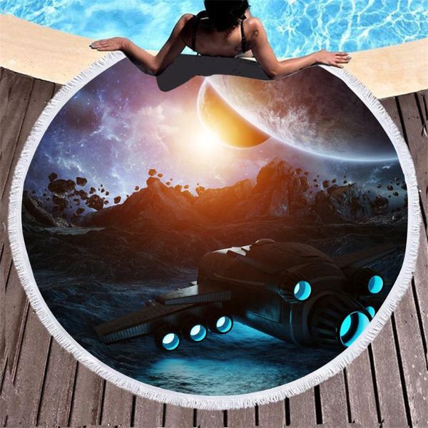 towel cross border alien spacecraft 3d printed beach towels microfiber circular tassel bath for living room decoration
towel cross border alien spacecraft 3d printed beach towels microfiber circular tassel bath for living room decoration