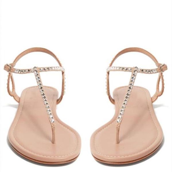 sandals shofoo shoes.fashion women's sandals. flat heeled summer shoes. size:34-45, Black