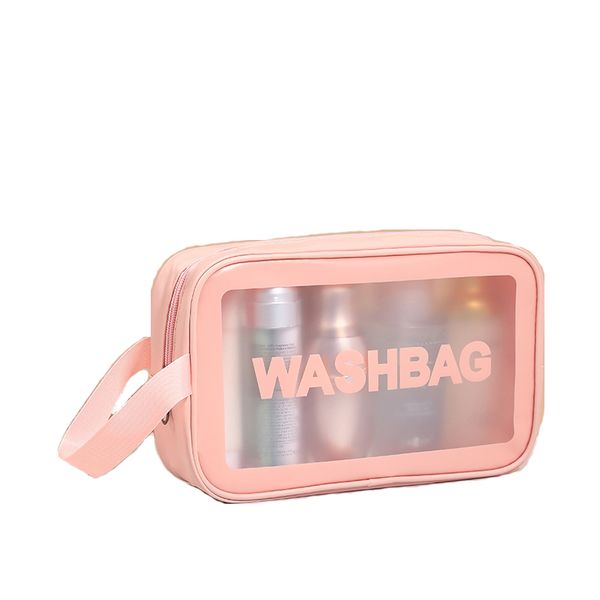 single handle cover cosmetic bag pvc female cases handbags tote semicircle duffel bags transparent wash purse translucent pu scrub storage c
single handle cover cosmetic bag pvc female cases handbags tote semicircle duffel bags transparent wash purse translucent pu scrub storage c