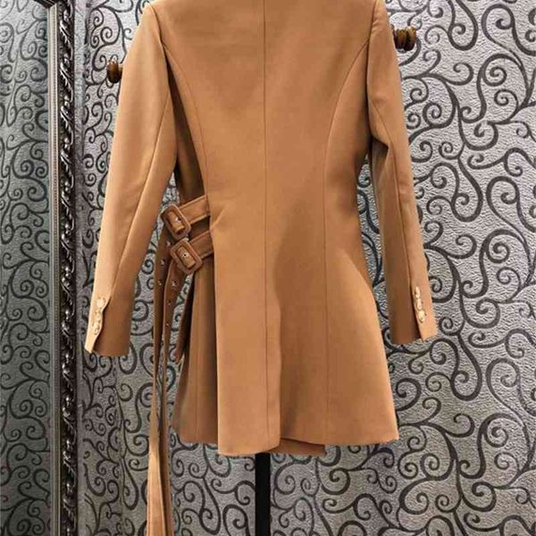 skirt women's blazer spring female notched collar double breasted long sleeve brown peplum coat blazers, White
skirt women's blazer spring female notched collar double breasted long sleeve brown peplum coat blazers, White