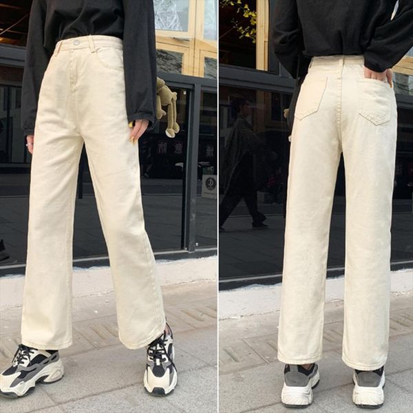 spring and autumn leisure women jean wide leg high waist fashion retro loose straight pants, Blue
spring and autumn leisure women jean wide leg high waist fashion retro loose straight pants, Blue