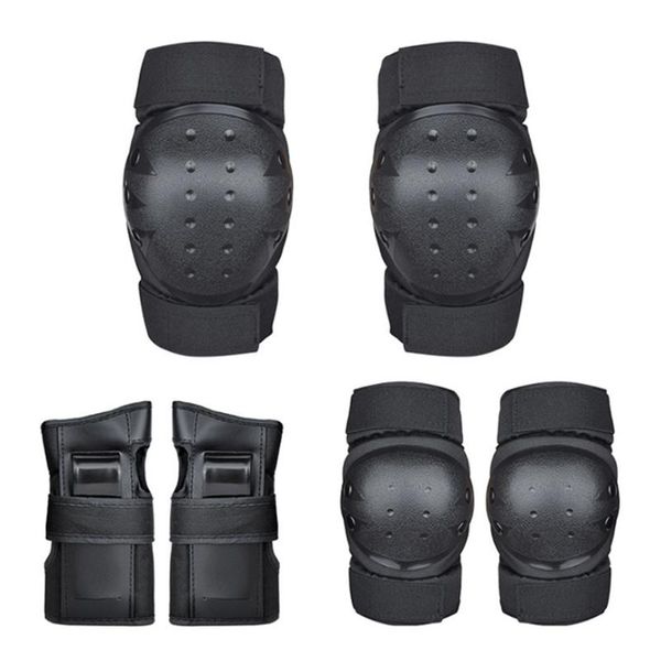 6pcs/set adults child protective elbow pads wrist protector protection guard for scooter cycling roller skating support, Black;red
6pcs/set adults child protective elbow pads wrist protector protection guard for scooter cycling roller skating support, Black;red