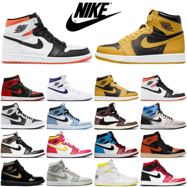 1 1s mens womens basketball shoes electro orange court purple pollen shadow bred patent patina men trainers sports sneakers
1 1s mens womens basketball shoes electro orange court purple pollen shadow bred patent patina men trainers sports sneakers