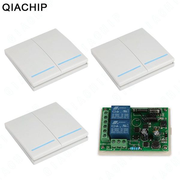 smart home control qiachip 86 wall panel rf relay receiver 433 mhz wireless remote switch ac 110v 220v 2 ch led light lamp diy
smart home control qiachip 86 wall panel rf relay receiver 433 mhz wireless remote switch ac 110v 220v 2 ch led light lamp diy
