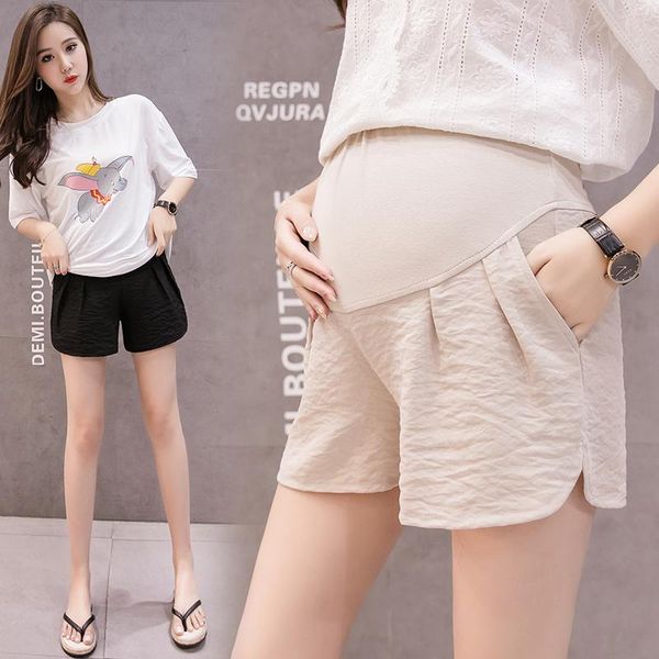 maternity bottoms 8815# summer thin linen shorts loose sleepwear clothes for pregnant women high waist adjustable cotton belly pregnancy, White
maternity bottoms 8815# summer thin linen shorts loose sleepwear clothes for pregnant women high waist adjustable cotton belly pregnancy, White