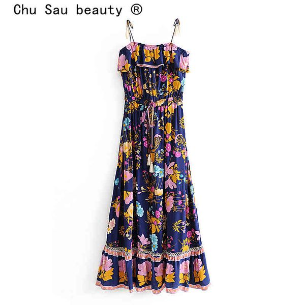 beauty boho floral print midi strap dress women holiday backless hollow out tassel long dresses vestidos de verano 210514, Black;gray
beauty boho floral print midi strap dress women holiday backless hollow out tassel long dresses vestidos de verano 210514, Black;gray
