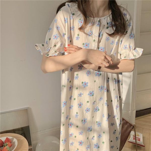 women's sleepwear nightgown cotton night dress women korean nightie home suit summer nightwear short sleeve nighty for ladies flor, Black;red
women's sleepwear nightgown cotton night dress women korean nightie home suit summer nightwear short sleeve nighty for ladies flor, Black;red