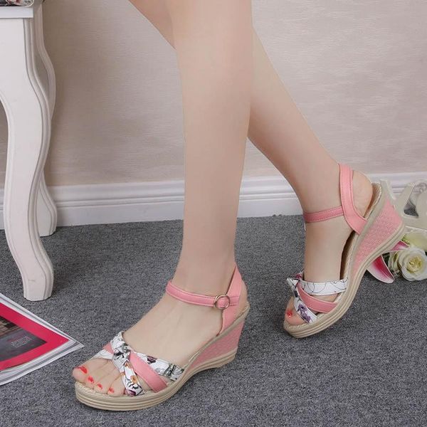 sandals sandal woman summer sweet korean version word buckle platform high heeled fish mouth wedge sandals women shoes ps0n, Black
sandals sandal woman summer sweet korean version word buckle platform high heeled fish mouth wedge sandals women shoes ps0n, Black