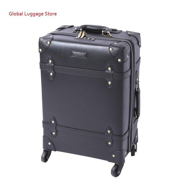 suitcases retro suitcase trolley boarding universal wheel customs lock zipper pu
suitcases retro suitcase trolley boarding universal wheel customs lock zipper pu