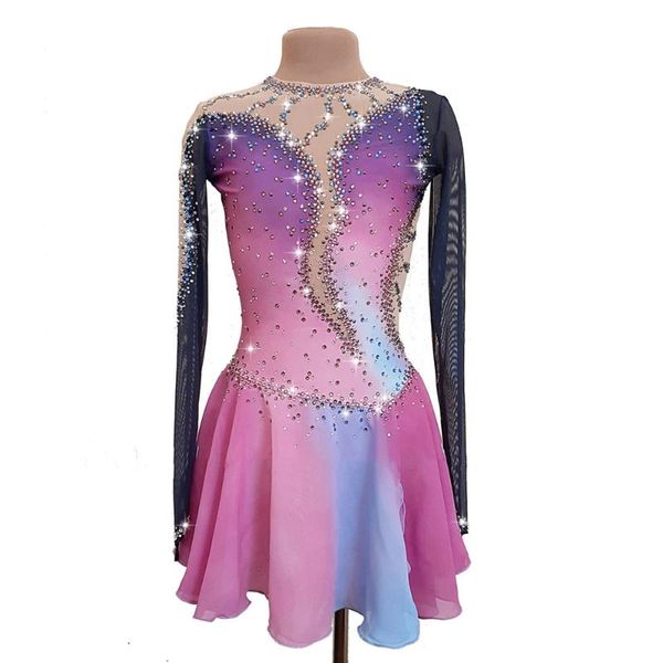 stage wear liuhuo ice skating dress long sleeve girls' costume rhinestone performance for competition ballet, Black;red
stage wear liuhuo ice skating dress long sleeve girls' costume rhinestone performance for competition ballet, Black;red