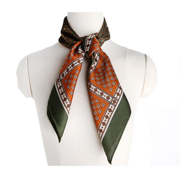 scarves spring summer square silk scarf for women elegant foulard handkerchiefs vintage hair bands neckerchief, Blue;gray
scarves spring summer square silk scarf for women elegant foulard handkerchiefs vintage hair bands neckerchief, Blue;gray