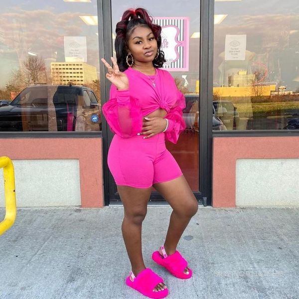 women's tracksuits ajoc gauze patchwork two piece set long sleeve t-shirt and high waist shorts office lady tracksuit sweatsuit plus si, Gray
women's tracksuits ajoc gauze patchwork two piece set long sleeve t-shirt and high waist shorts office lady tracksuit sweatsuit plus si, Gray