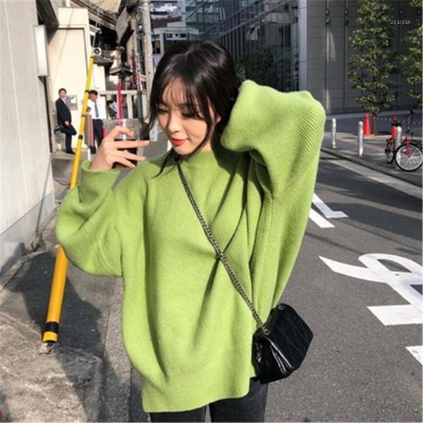 women's sweaters fall winter simple solid sweater for ladies elegant harajuku crewneck pullovers green outgoing streetwear 2021 fashion, White;black
women's sweaters fall winter simple solid sweater for ladies elegant harajuku crewneck pullovers green outgoing streetwear 2021 fashion, White;black