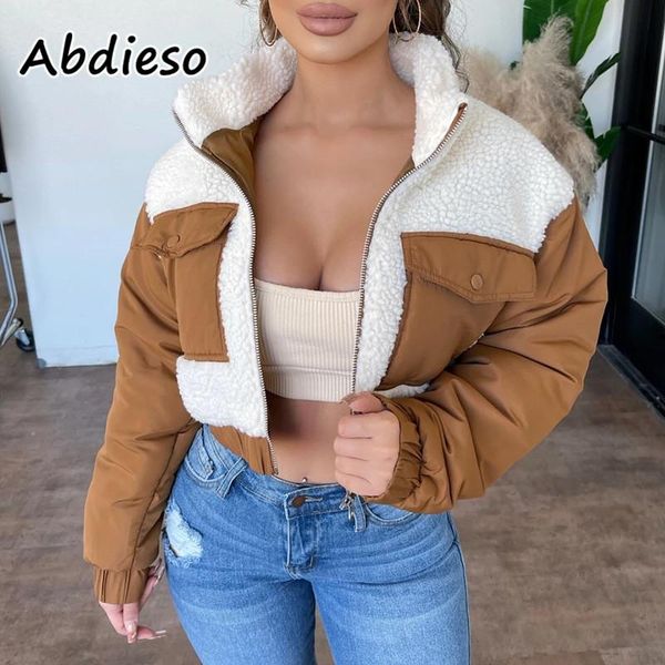 women's jackets abdieso 2021 fashion patchwork coat y2k autumn winter zipper short long sleeve brown casual jacket coats, Black;brown
women's jackets abdieso 2021 fashion patchwork coat y2k autumn winter zipper short long sleeve brown casual jacket coats, Black;brown