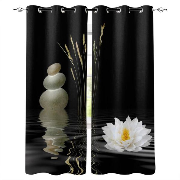 white flower plant stone water wave black curtains for kids boys girls room living window drapes curtain treatments &
white flower plant stone water wave black curtains for kids boys girls room living window drapes curtain treatments &