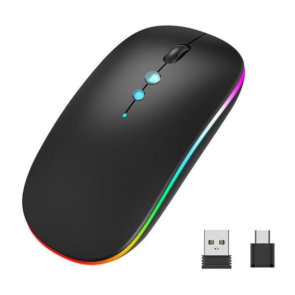 2.4g wireless mouse computer with usb and type-c receiver self charging function built-in 450 ma polymer battery mice
2.4g wireless mouse computer with usb and type-c receiver self charging function built-in 450 ma polymer battery mice