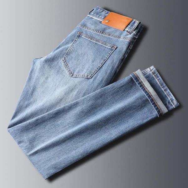 men's jeans jsbdxinjiang long staple cotton denim fabric stretch comfortable breathable wash blue autumn men's casual straight leg
men's jeans jsbdxinjiang long staple cotton denim fabric stretch comfortable breathable wash blue autumn men's casual straight leg