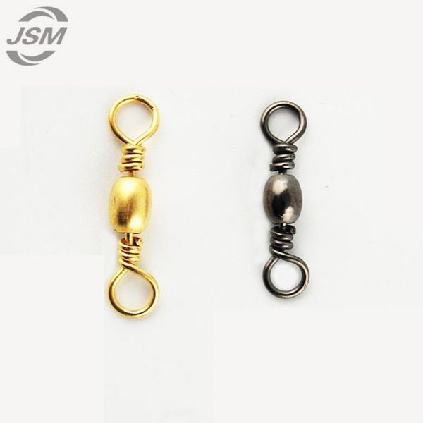 fishing hooks jsm 100pcs black golden barrel swivel brass with nickle coated swivels connector size 2 4 6 8 10
fishing hooks jsm 100pcs black golden barrel swivel brass with nickle coated swivels connector size 2 4 6 8 10