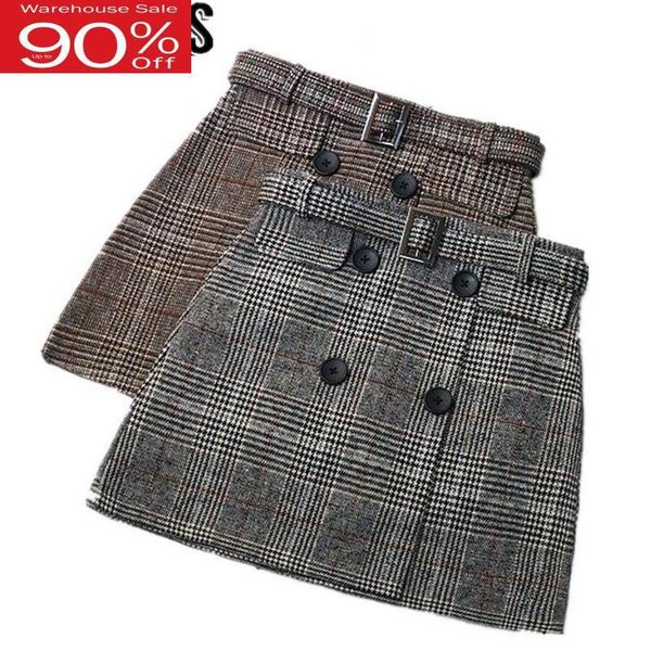 two piece dress 2021 high waist plaid tweed with button retro vinatge winter elegant a-line skirts women woolen skirt, White
two piece dress 2021 high waist plaid tweed with button retro vinatge winter elegant a-line skirts women woolen skirt, White