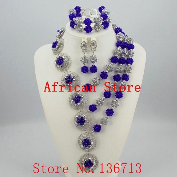 earrings & necklace fashion red nigerian crystal beads bracelet sets african wedding jewelry r494, Silver
earrings & necklace fashion red nigerian crystal beads bracelet sets african wedding jewelry r494, Silver