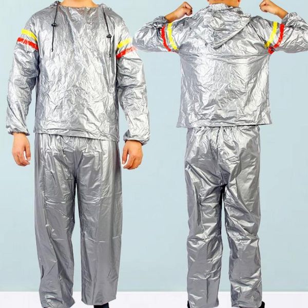 gym clothing heavy duty sweat sauna suit exercise anti-rip set for weight loss running fitness training sweating sportwear, White;black
gym clothing heavy duty sweat sauna suit exercise anti-rip set for weight loss running fitness training sweating sportwear, White;black