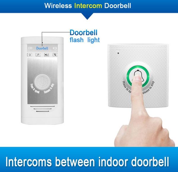 doorbells 200m long distance wireless intercom door phone press to talk doorbell system audio ring welcome chime
doorbells 200m long distance wireless intercom door phone press to talk doorbell system audio ring welcome chime