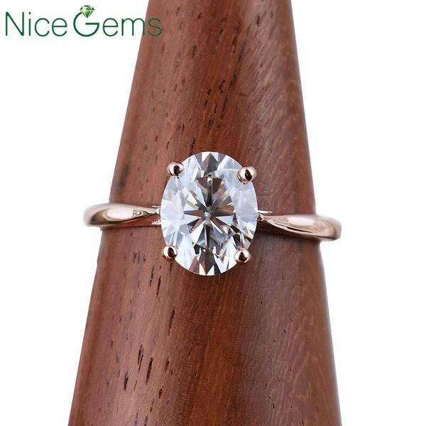 cluster rings nicegems 14k rose gold oval cut moissanite engagement ring 2 7x9mm d color solitaire moisanite for women jewelery, Golden;silver
cluster rings nicegems 14k rose gold oval cut moissanite engagement ring 2 7x9mm d color solitaire moisanite for women jewelery, Golden;silver