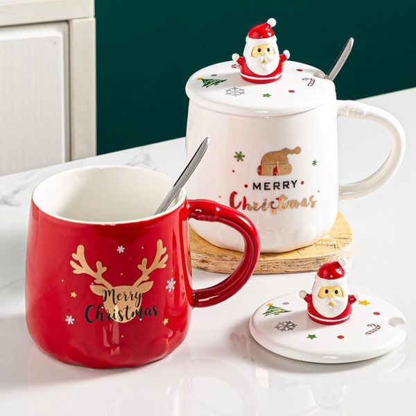 mugs christmas mug pine elk printed cartoon water bottle with cover and spoon colorful festival household ceramic coffee cup
mugs christmas mug pine elk printed cartoon water bottle with cover and spoon colorful festival household ceramic coffee cup