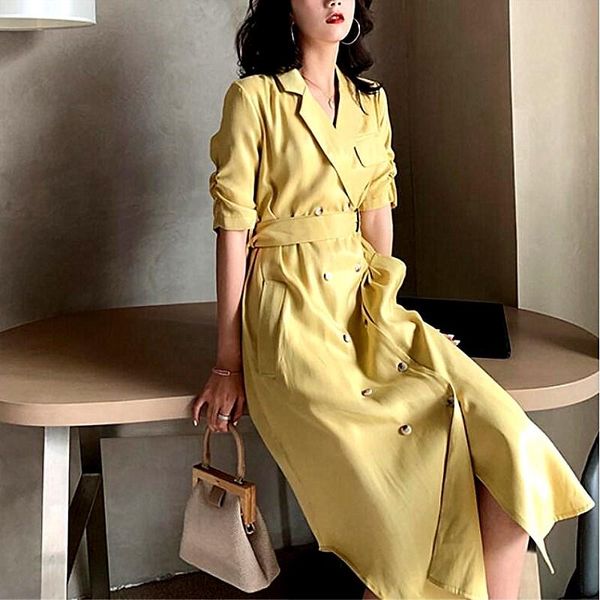 women's trench coats spring summer fashion casual thin coat double breasted long outerwear clothes for office lady clothing yh188, Tan;black
women's trench coats spring summer fashion casual thin coat double breasted long outerwear clothes for office lady clothing yh188, Tan;black