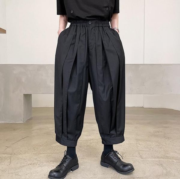 summer dark yamamoto style harun capris men's loose thin versatile radish pants personality casual, Black
summer dark yamamoto style harun capris men's loose thin versatile radish pants personality casual, Black
