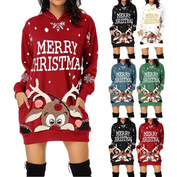 women's hoodies & sweatshirts women hooded jacket christmas tunic dress printed hoodie warm long sleeve blouse party supplies, Black
women's hoodies & sweatshirts women hooded jacket christmas tunic dress printed hoodie warm long sleeve blouse party supplies, Black