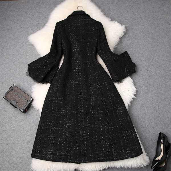 women's trench coats runway female designers autumn tweed coat of wool s enlargement elegant sleeve mixtures long party outerwear etsu, Tan;black
women's trench coats runway female designers autumn tweed coat of wool s enlargement elegant sleeve mixtures long party outerwear etsu, Tan;black