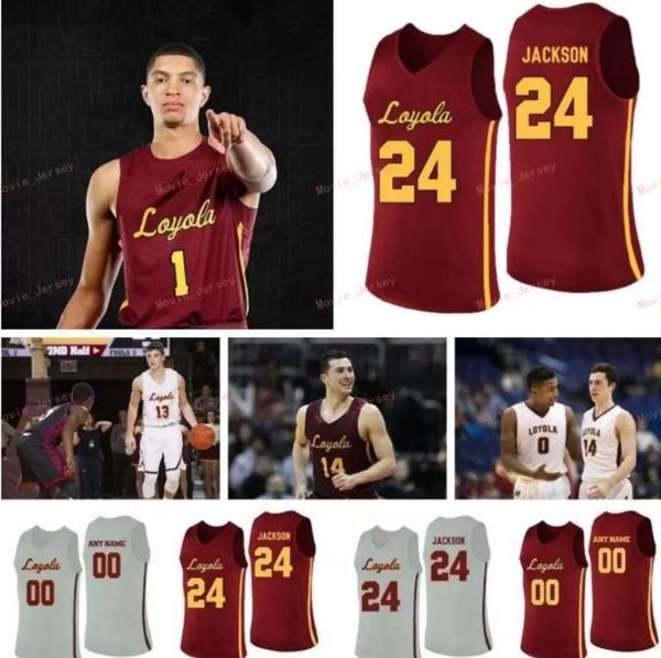 stitched custom jersey donte ingram wojcik 1 lucas williamson 10 tom welch loyola chicago ramblers men women youth, Black
stitched custom jersey donte ingram wojcik 1 lucas williamson 10 tom welch loyola chicago ramblers men women youth, Black