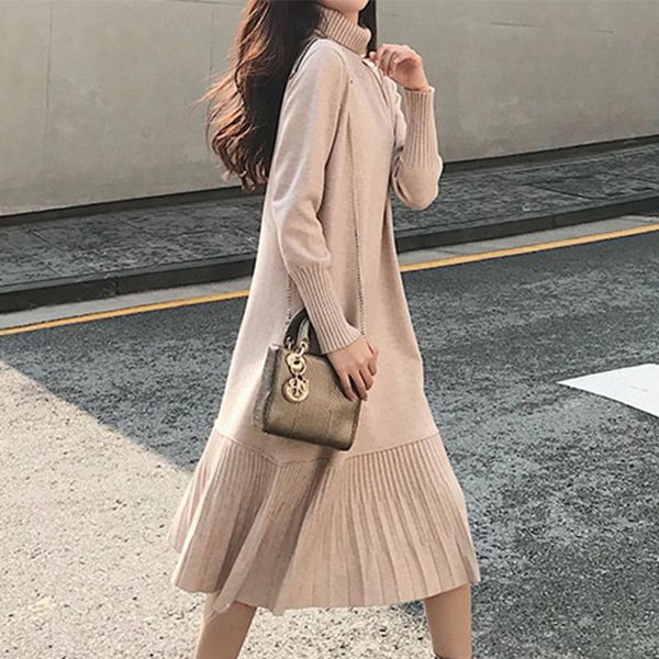 casual dresses elegant knitted sweater dress clothes autumn winter maternity women premama vestidos pull femme chompas para mujer, Black;gray
casual dresses elegant knitted sweater dress clothes autumn winter maternity women premama vestidos pull femme chompas para mujer, Black;gray