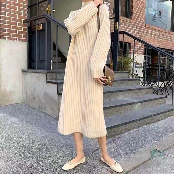 casual dresses winter women knitted sweater dress mid-calf autumn thick warm slim soft rib vestidos jk267, Black;gray
casual dresses winter women knitted sweater dress mid-calf autumn thick warm slim soft rib vestidos jk267, Black;gray