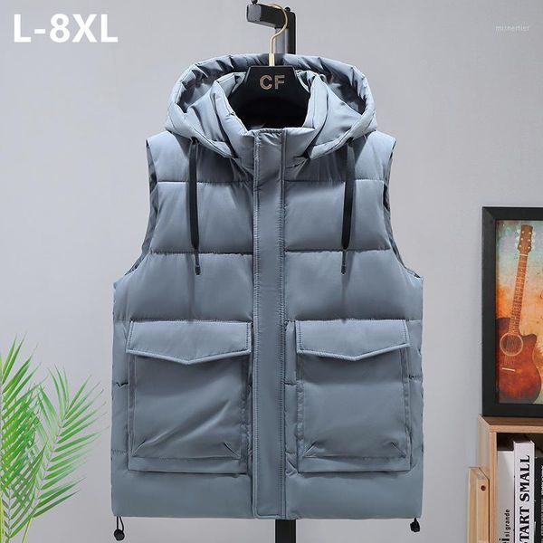 men's vests 8xl 7xl sleeveless vest men hoodies plus size 6xl warm autumn winter thick coats black waistcoat loose boys 5xl students ja, Black;white
men's vests 8xl 7xl sleeveless vest men hoodies plus size 6xl warm autumn winter thick coats black waistcoat loose boys 5xl students ja, Black;white