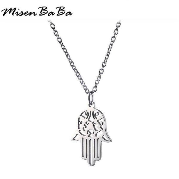 pendant necklaces stainless steel thin chain hamsa hand necklace for women girls fashion fatima, Silver
pendant necklaces stainless steel thin chain hamsa hand necklace for women girls fashion fatima, Silver