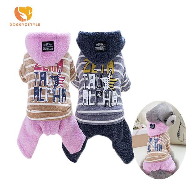 thicker warm dog sports coat jumpsuit fleece pet pajama hoodies winter outfit stripe letters teddy clothes chihuahua pug pink apparel
thicker warm dog sports coat jumpsuit fleece pet pajama hoodies winter outfit stripe letters teddy clothes chihuahua pug pink apparel