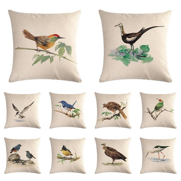 cushion/decorative pillow floral cushion cover bird linen decorative case bed pillowcase for car sofa seat home decor tx39
cushion/decorative pillow floral cushion cover bird linen decorative case bed pillowcase for car sofa seat home decor tx39