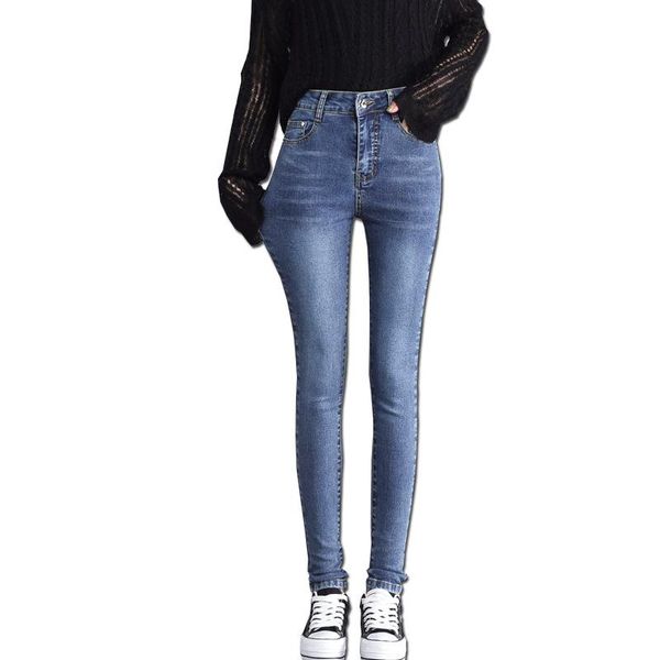 women's pants & capris high waist jeans spring korean wild tight slim thin elastic casual pencil, Black;white
women's pants & capris high waist jeans spring korean wild tight slim thin elastic casual pencil, Black;white