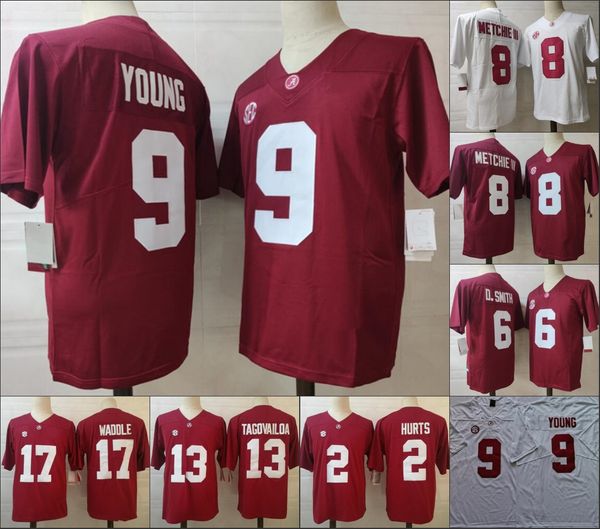 ncaa alabama crimson tide football jersey 6 devonta smith 9 bryce young 8 john metchie 13 tua tagovailoa 10 mac jones 17 jaylen waddle, Black
ncaa alabama crimson tide football jersey 6 devonta smith 9 bryce young 8 john metchie 13 tua tagovailoa 10 mac jones 17 jaylen waddle, Black