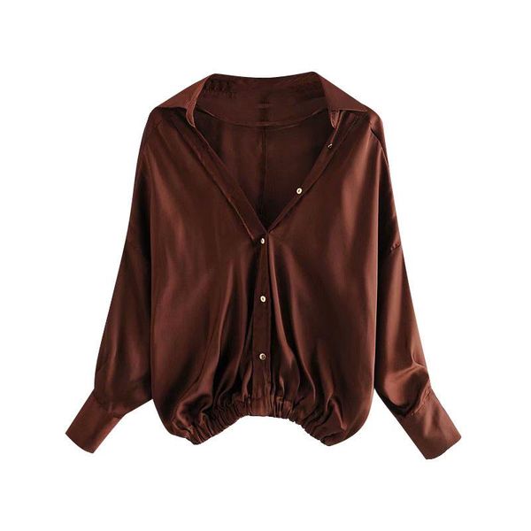 women's blouses & shirts klacwaya women 2021 fashion with elastic hem loose cozy vintage long sleeve button-up female blusas chic, White
women's blouses & shirts klacwaya women 2021 fashion with elastic hem loose cozy vintage long sleeve button-up female blusas chic, White